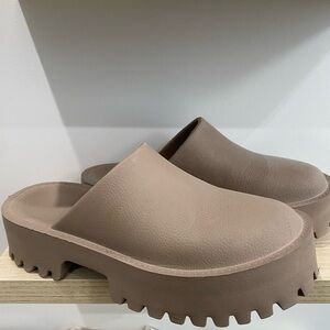 Jeffrey Campbell Brown Platform Mules